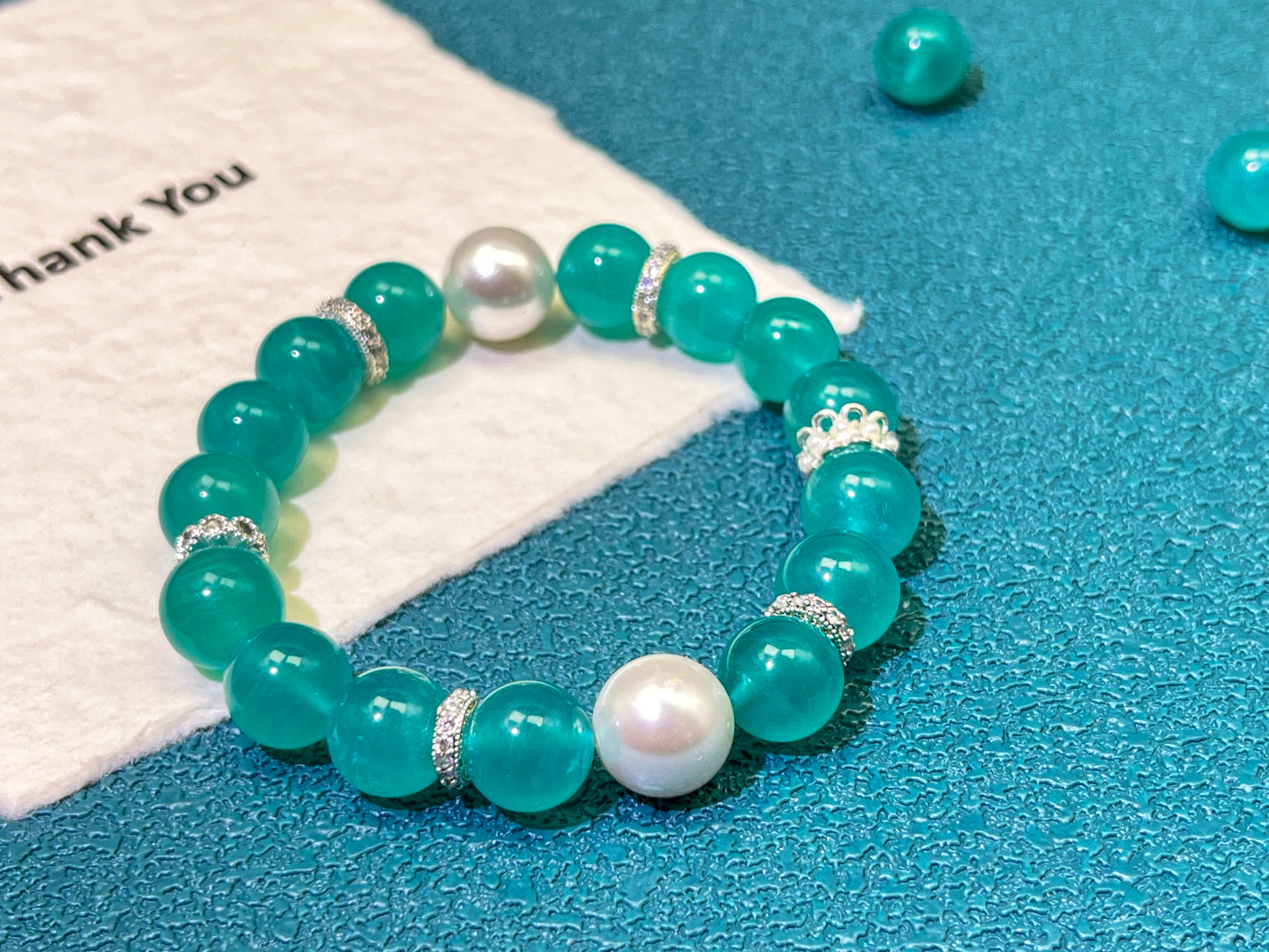 Natural Amazonite Bracelet - Truth & Courage Stone for Emotional Balance